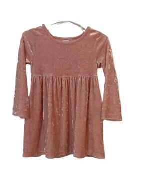 Healthtex Girls Dress Crushed Velvet
